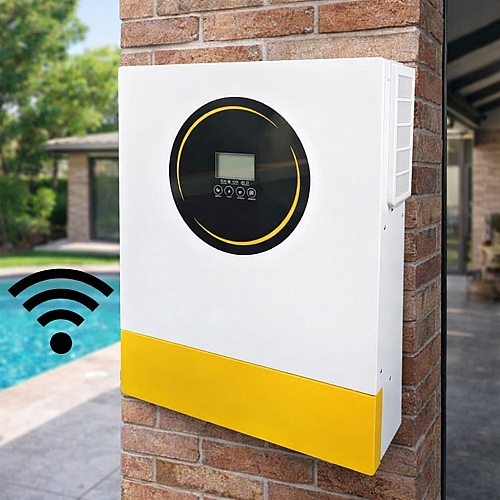 11 кВт 48 В Гібридний сонячний інвертор Anenji з Wi-Fi та двома MPPT з низьким рівнем шуму для дому, квартири