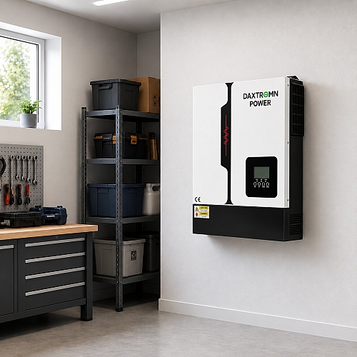 11 кВт Гібридний сонячний інвертор Daxtromn Power EGHC-11KW-W, 48 В, 160 А, 2 MPPT, для дому, квартир