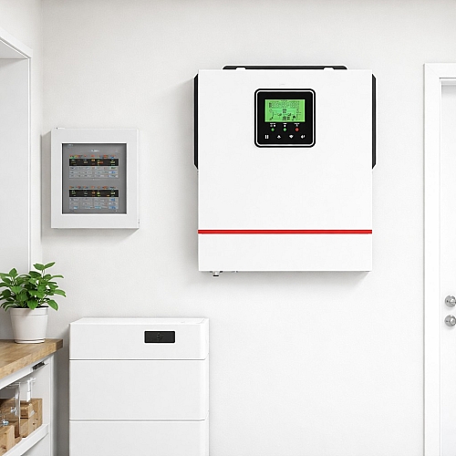 1 кВт Гібридний інвертор Daxtromn AOH-1KW, 12 В, 40 А, 1000 Вт PowMR (безперебійник, UPS, ДБЖ)