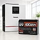 1,28 кВт*год LiFePO4 Комплект резервного живлення Humsienk інвертор 1 кВт + 12V/100Ah акумулятор