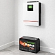 1 кВт LiFePO4 Комплект резервного живлення інвертор Daxtromn + акумулятор Anvolan 12V 50Ah для квартири, будинку