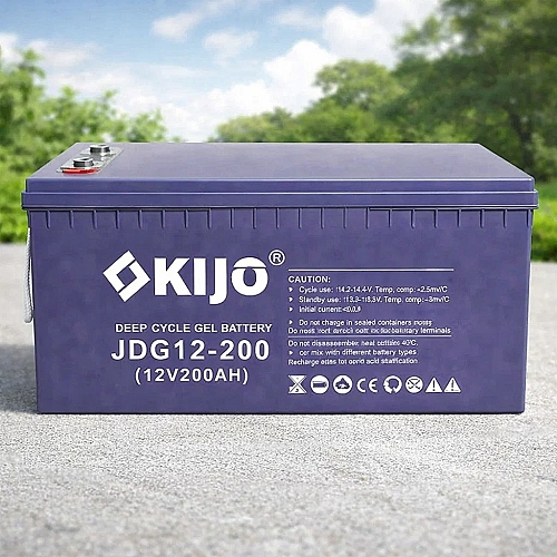 12V/200Ah Акумуляторна батарея гелева Kijo JPC GEL для резервного живлення
