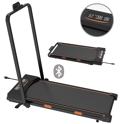 Бігова доріжка 10 км/год, до 110 кг, Bluetooth, регульований нахил, з дугою, Складна Fitonix Оригінал