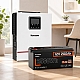 2,5 кВт*год LiFePO4 Комплект резервного живлення Humsienk інвертор 1 кВт + 12V/200Ah акумулятор