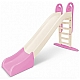 Гірка для дітей 243 см, Doloni Молочно-рожева