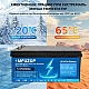 LiFePO4 12V 200Ah акумулятор Datauboss літій-залізо-фосфатний для систем безперебійного живлення будинку