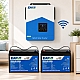 3,2 кВт Комплект резервного живлення Easun Power Інвертор з WiFi + 2 акумулятора 12V/100Ah