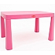 Дитячий стіл та два стільці, Doloni пластиковий Рожевий
