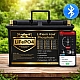 LiFePO4 12V/100Ah Акумулятор PUPVWMHB з Bluetooth, BMS для резервного живлення