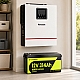 4 кВт*год LiFePO4 Комплект резервного живлення інвертор Humsienk 1 кВт + 12V/314Ah акумулятор CyperOcean