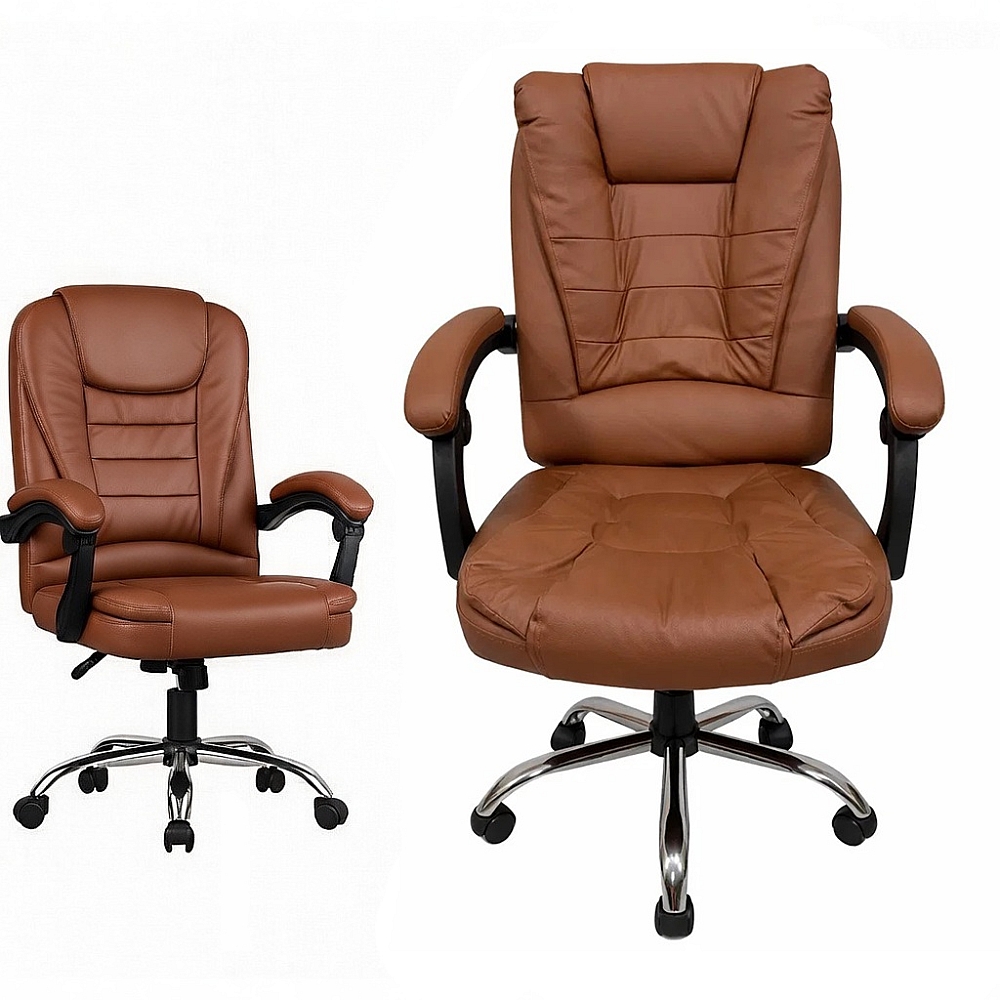 Офісне крісло Prime Коричневе комп'ютерне крісло