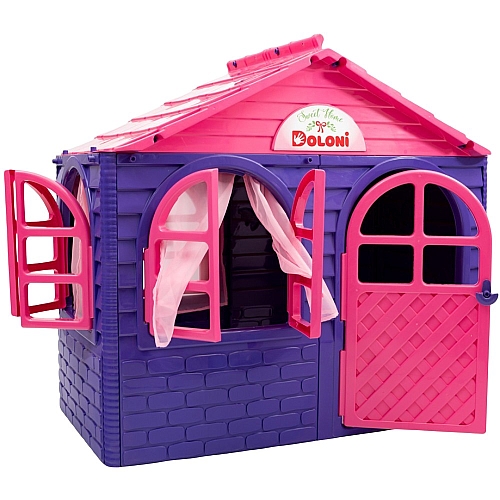Будиночок для дітей Doloni маленький, рожево-фіолетовий
