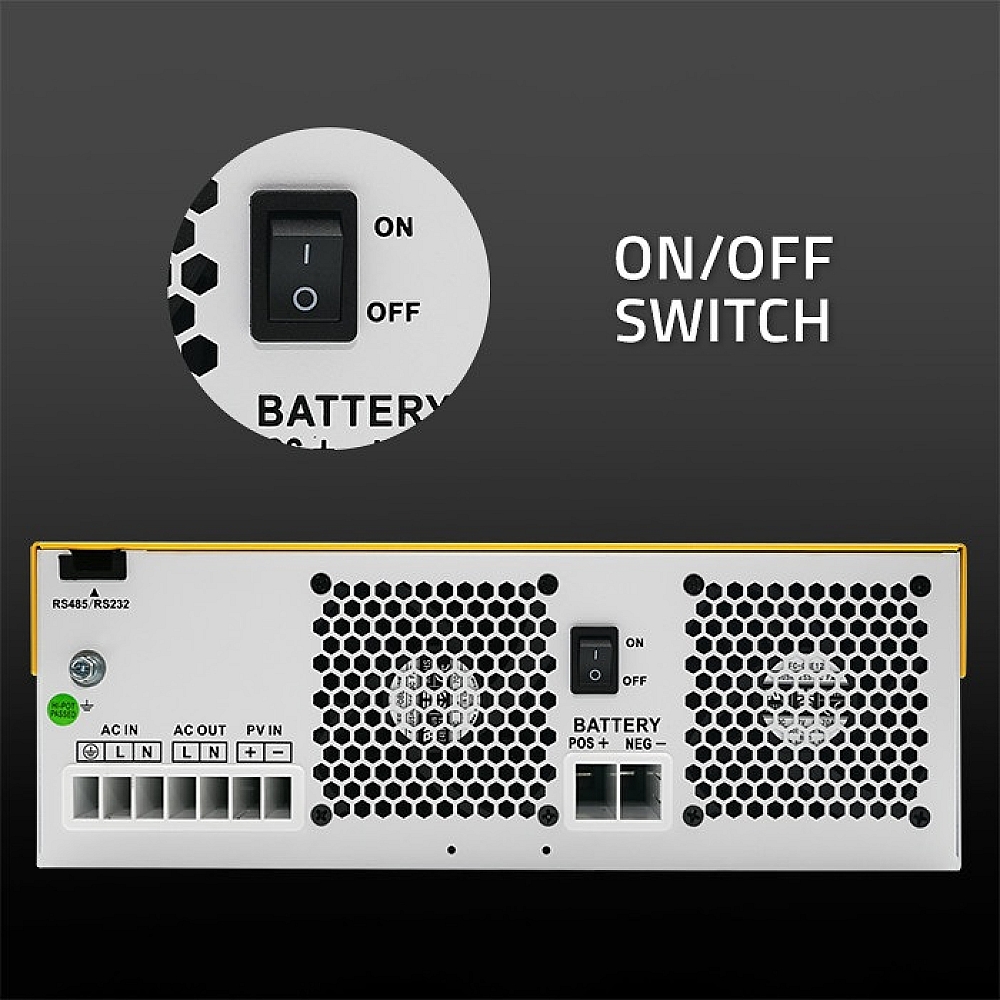 6.2 кВт+4.8 кВт Комплект безперебійного живлення Інвертор Anenji WiFi з низьким рівнем шуму + 2 Акумулятори Dyness B4850