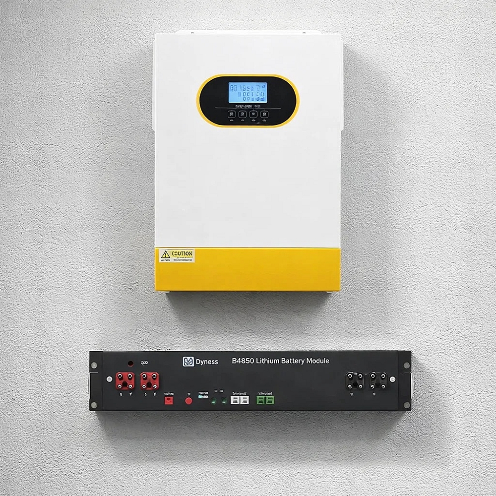 6.2 кВт+2.4 кВт Комплект безперебійного живлення Інвертор Anenji WiFi з низьким рівнем шуму + Акумулятор Dyness B4850