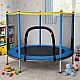 Батут дитячий 140 см Fitonix із захисною сіткою + 6 опорних ніжок Blue