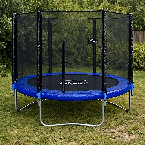 Батут посилений Fitonix 183 см до 100 кг захисна сітка, 6 футів для дітей та підлітків