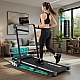 Бігова доріжка з регульованим кутом нахилу, до 12 км/год Sportconic P106FA Pro до 110 кг, з ручками, пультом