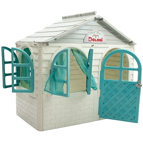 Будиночок для дітей Doloni маленький, сіро-бірюзовий