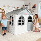 Будиночок для дітей Doloni середній, біло-сірий