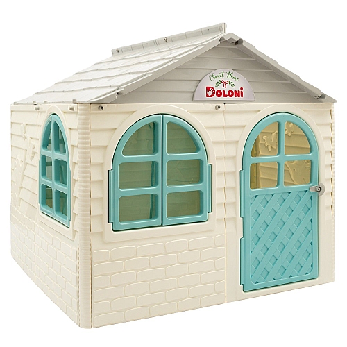 Будиночок для дітей Doloni, сіро-бірюзовий середній