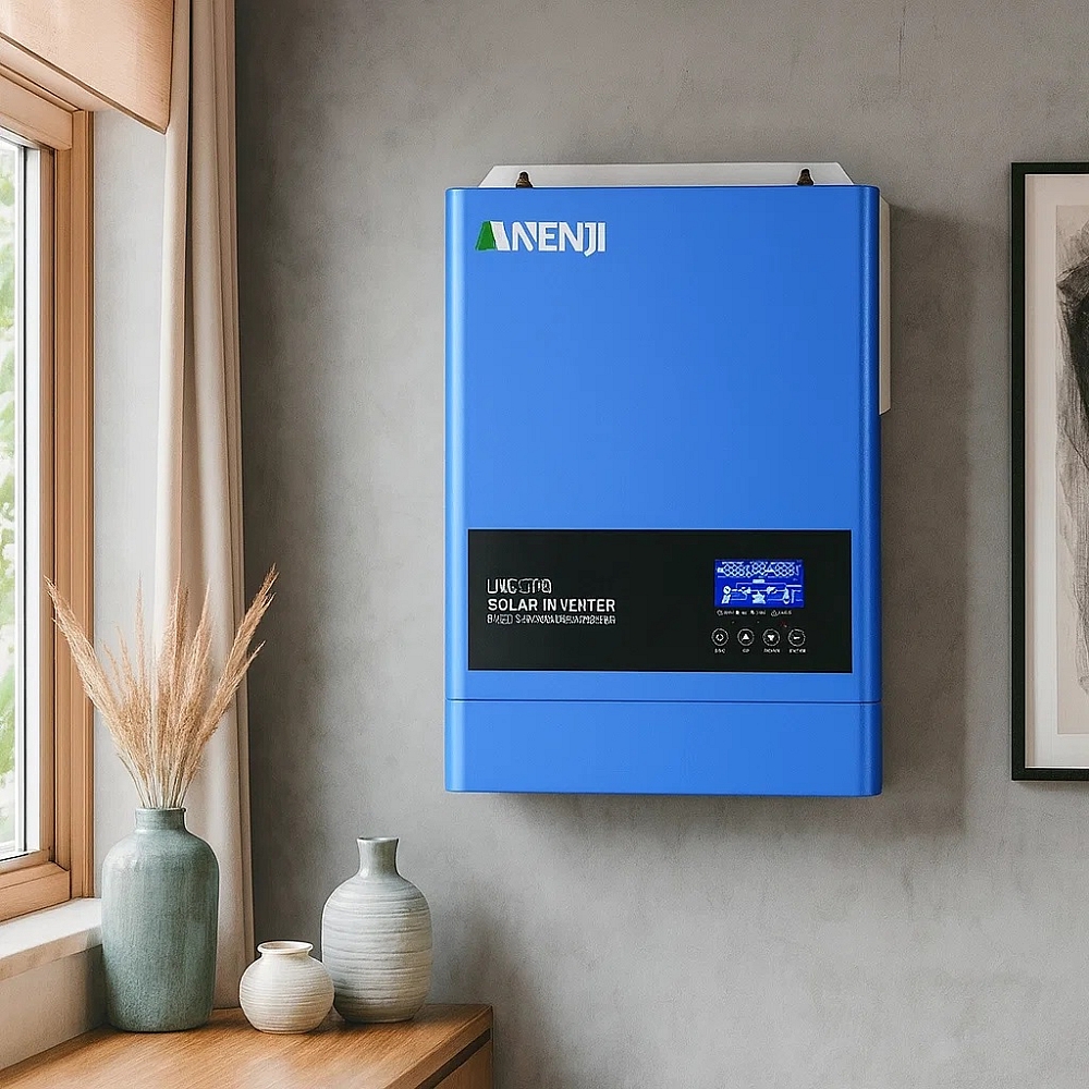 6,2 кВт Гібридний інвертор з WiFi-модулем Anenji ANJ-6200W-48V-WIFI з низьким рівнем шуму, 48V, 120А