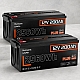 Комплект Lifepo4 5120 Вт*ч, 12V/200Ah 2 акумулятора Humsienk 2560 Вт*год, 250A BMS для систем резервного живлення
