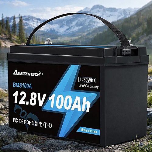 LiFePO4 12V 100Ah Акумулятор Ameisentech, BMS, 1280Wh