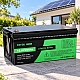 LiFePO4 12V 200Ah акумулятор Datauboss літій-залізо-фосфатний для систем безперебійного живлення будинку