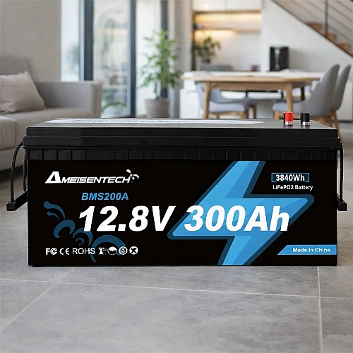LiFePO4 12V 300Ah Акумулятор Ameisentech, BMS, 3840Wh