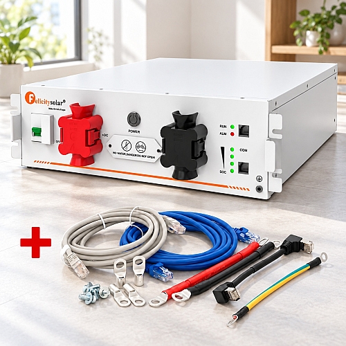 LiFePO4 51,2V/100Ah Акумулятор Felicity з BMS 100 А для систем резервного живлення