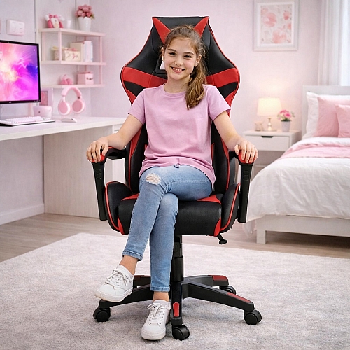 Оригінал Крісло геймерське підліткове Comfort Game червоне