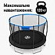 Батут садовий SportPlus СП-Т-305 Blue внутрішня захисна сітка