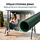 Садова гойдалка тримісна Anro Comfort до 220 кг посилена зелена