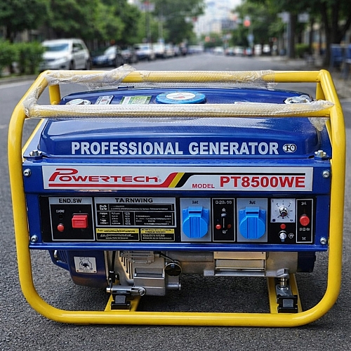 Генератор Powertech бензиновий 3,0 кВт 1-фазний