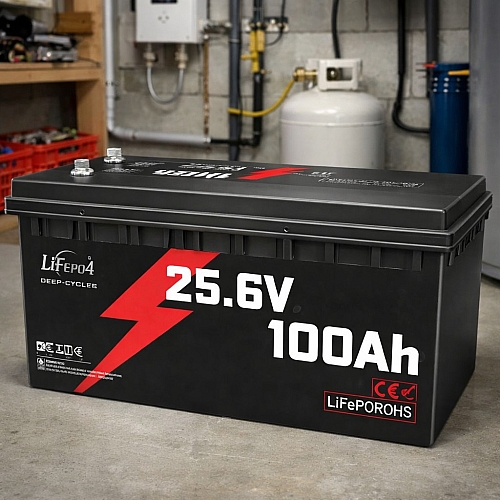 LiFePO4 24V/100Ah Акумулятор Idzlldi BMS, для для резервного живлення будинку, квартири