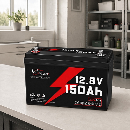 LiFePO4 12V 150 Ah Акумулятор Idzlldi BMS, для для резервного живлення будинку, квартири