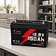 LiFePO4 12V 150 Ah Акумулятор Idzlldi BMS, для для резервного живлення будинку, квартири