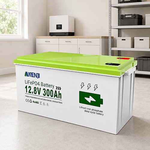 LiFePO4 12V/300Ah Акумулятор Anenji для резервного живлення будинку, квартири з BMS