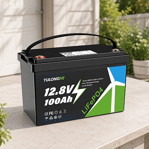 LiFePO4 12V 100Ah Акумулятор Yulongne 1280Wh, 100A, BMS
