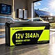 LiFePO4 12V/314Ah Акумулятор CyperOcean з BMS 200 А для систем резервного живлення