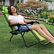Шезлонг-лежак з підстаканником Axeon, lime green, складний з текстилену
