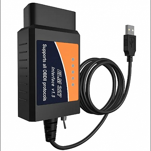Адаптер сканер USB ELM327 PIC 25K80 v1.5 Ford + перемикач MS / HS OBD Адаптер сканер USB ELM327 PIC 25K80 v1.5 Ford + перемикач MS / HS OBD