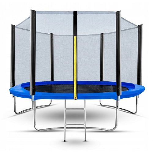 Батут Eliton 312 см з сіткою синій