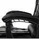 Офісне крісло Boss 23286 Premium з масажною подушкою, з підніжкою Чорне комп'ютерне крісло