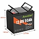 LiFePO4 12V/50Ah Акумулятор Anvolan, BMS для ДБЖ з складними ручками