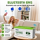 LiFePO4 12V/300Ah Акумулятор Anenji вбудований Bluetooth для резервного живлення з BMS