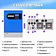 6.2 кВт LiFePO4 Комплект інвертор Anenji Wi-Fi з паралельною функцією + акумулятор LVTOPSUN rack 51.2V 100Ah, рековий
