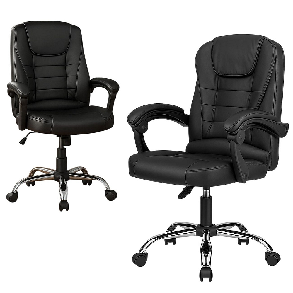 Офісне крісло Prime Reg Чорне комп'ютерне крісло