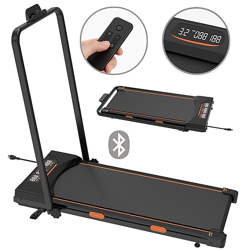 Бігова доріжка 10 км/год, до 110 кг, Bluetooth, регульований нахил, пульт, з дугою, Складна Fitonix Оригінал