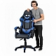 Геймерське крісло Vicotan чорно-синє Комп'ютерне ігрове